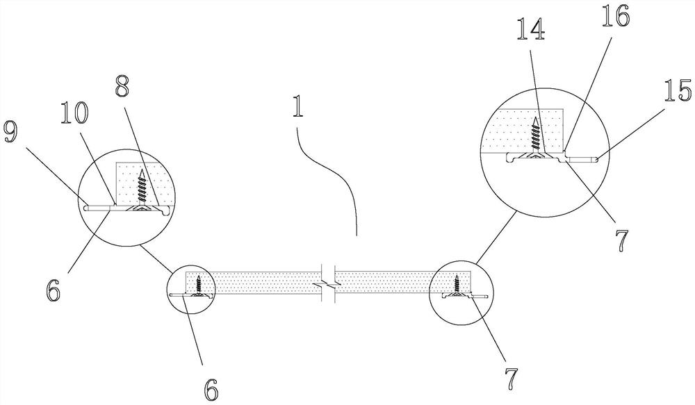 A fast-installed wall decoration panel installation structure and installation method that can be disassembled in one piece