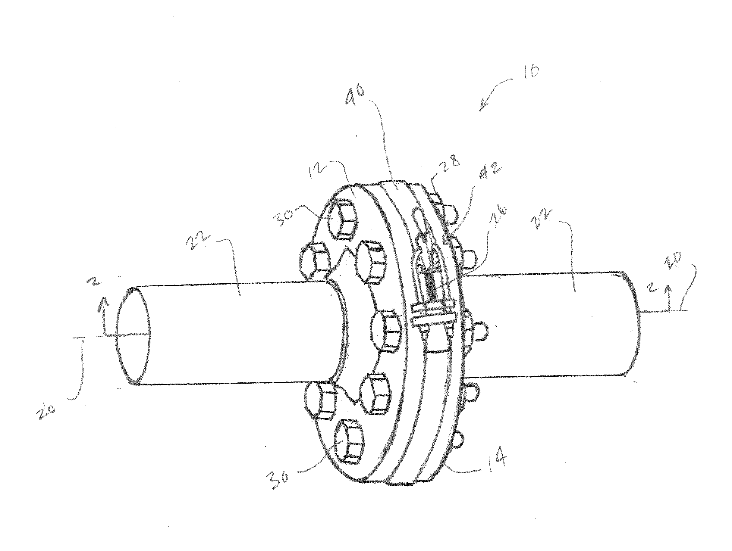 Tool for Deflecting Spray from Flange Coupling