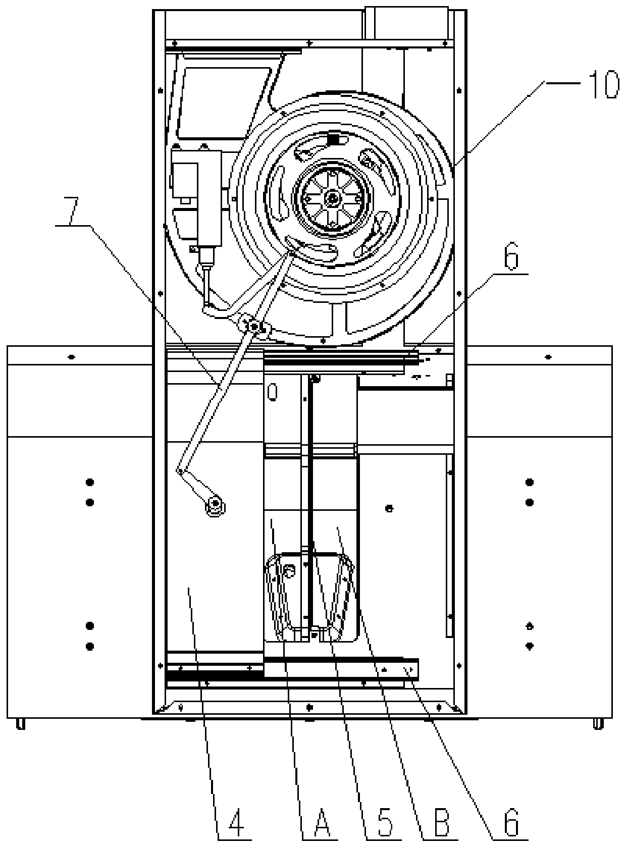 Smoke machine damper mechanism, control method and device of smoke cooker linkage system, and smoke cooker linkage system