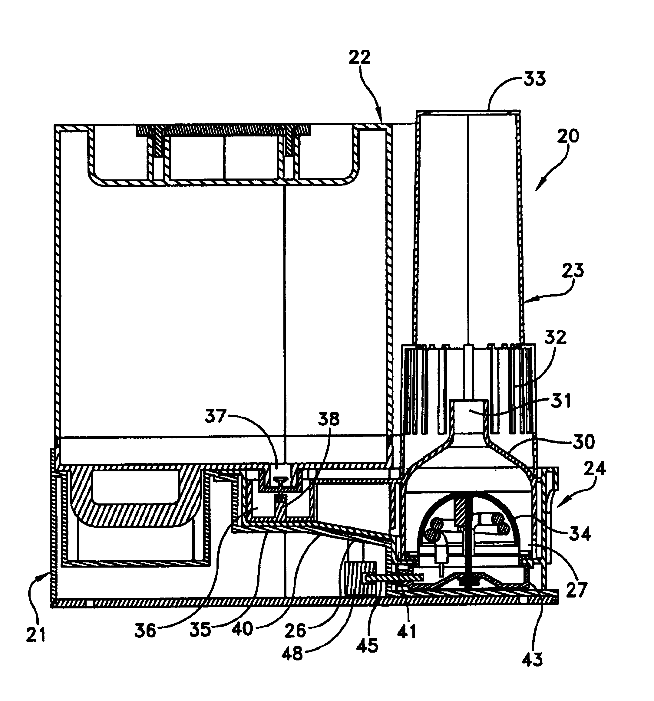 Apparatus for conditioning air