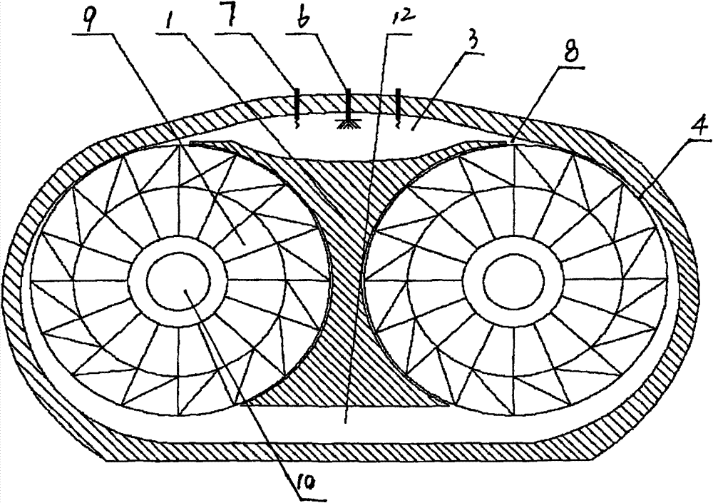 Radial work rotor engine