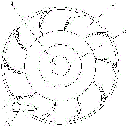 Suspended type inclined-jet outer-blade hydraulic generator easy to cool and acting method thereof