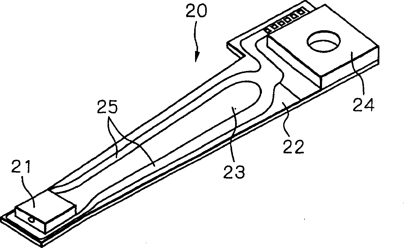 Thin-film magnetic head with heater, magnetic head gimbal assembly, and magnetic disk drive apparatus