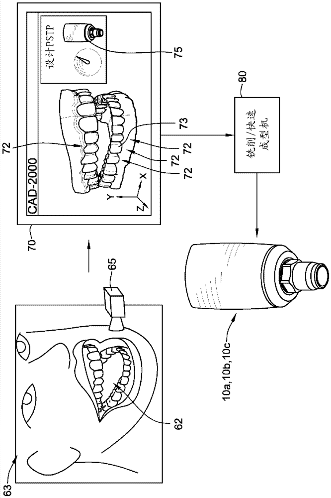 Temporary dental prosthesis for use in developing final dental prosthesis