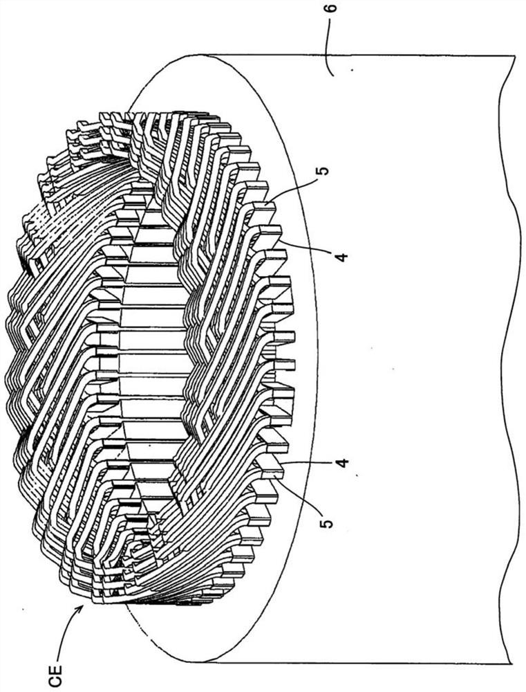 Wiring method, manufacturing method, wiring structure and rotary electrical machine of rotating electrical machine