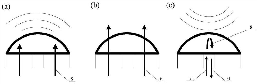 Ultrasonic and opto-acoustic dual-mode transceiving integrated optical fiber ultrasonic probe and detection method