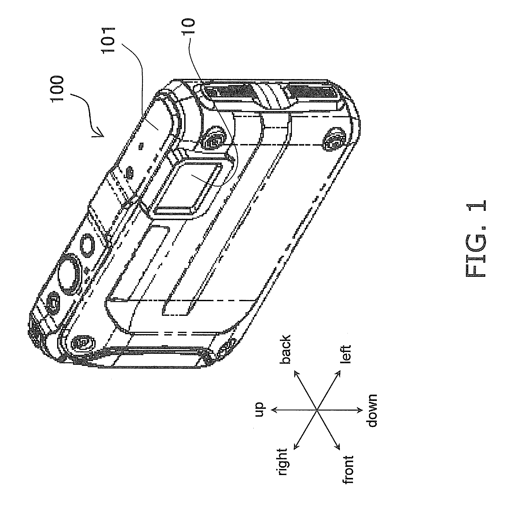 Waterproof structure for electronic device
