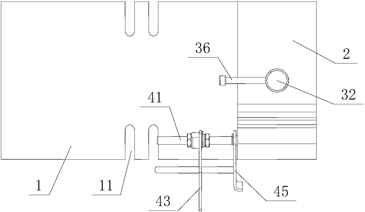 Auxiliary fixture used in busbar processing