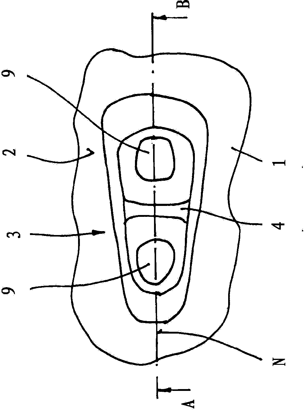 Shoe sole, shoe having such a shoe sole, and method for producing the shoe sole