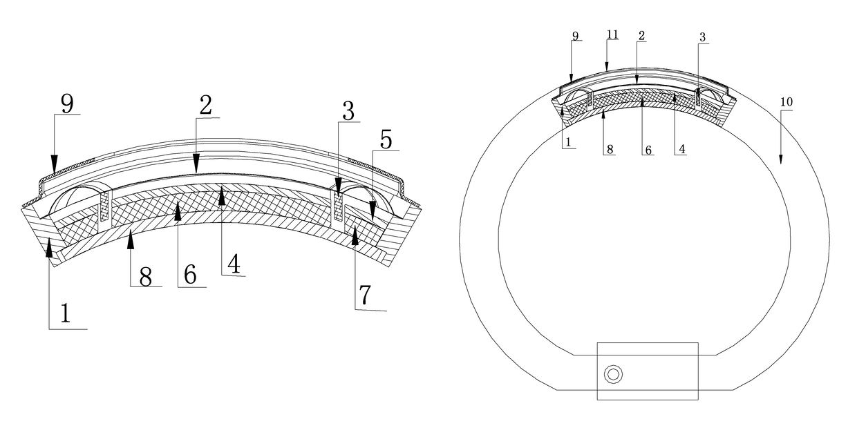 Bending loudspeaker and wearable electronic products comprising the same