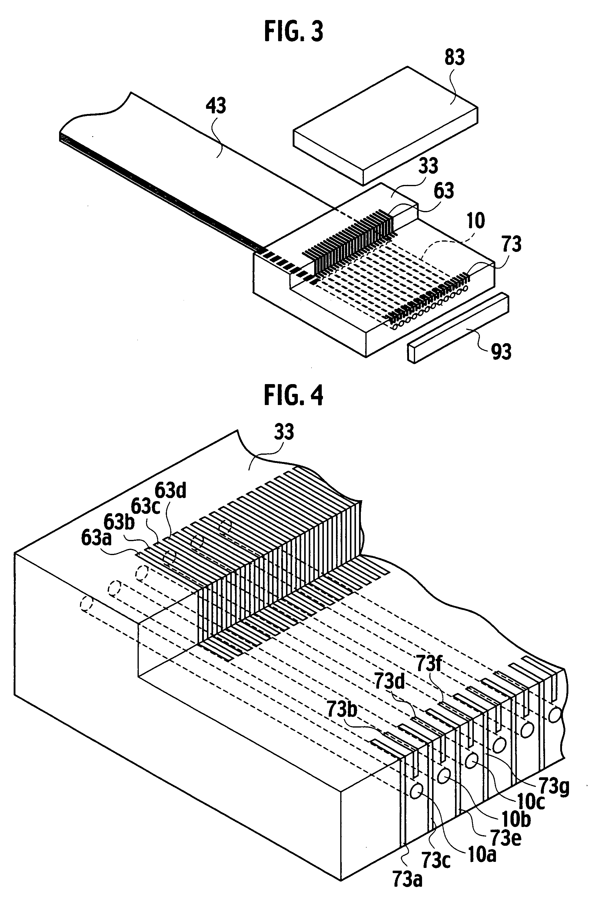LSI package provided with interface module, and transmission line header employed in the package