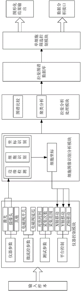 Digital control system and digital control method for living single cell Raman analytic platform