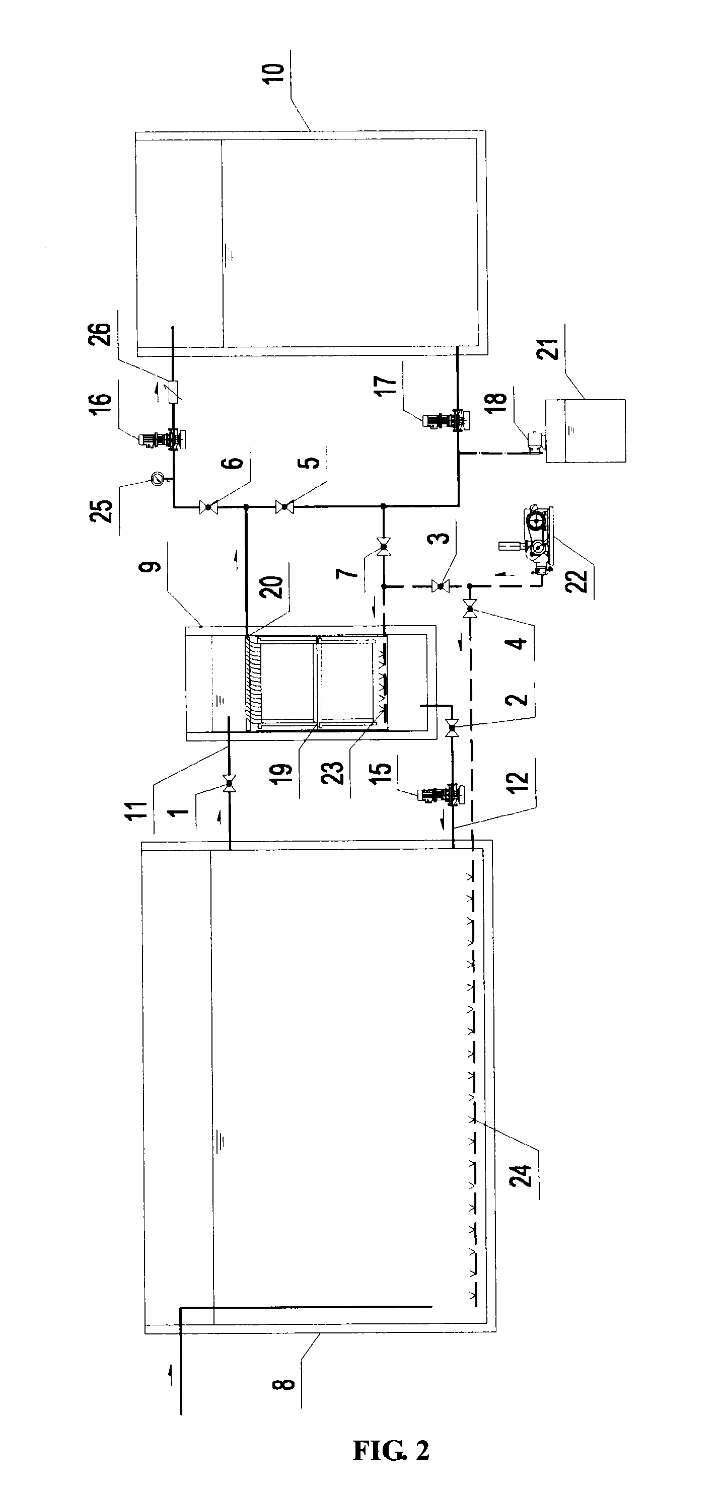 Method and apparatus for cleaning a film seperating device