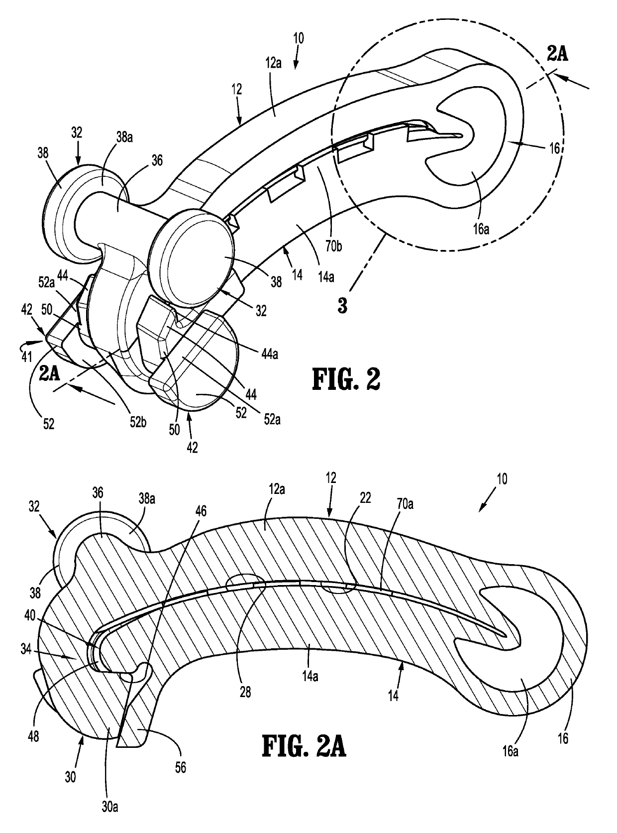 Ligation clip with latching and retention features