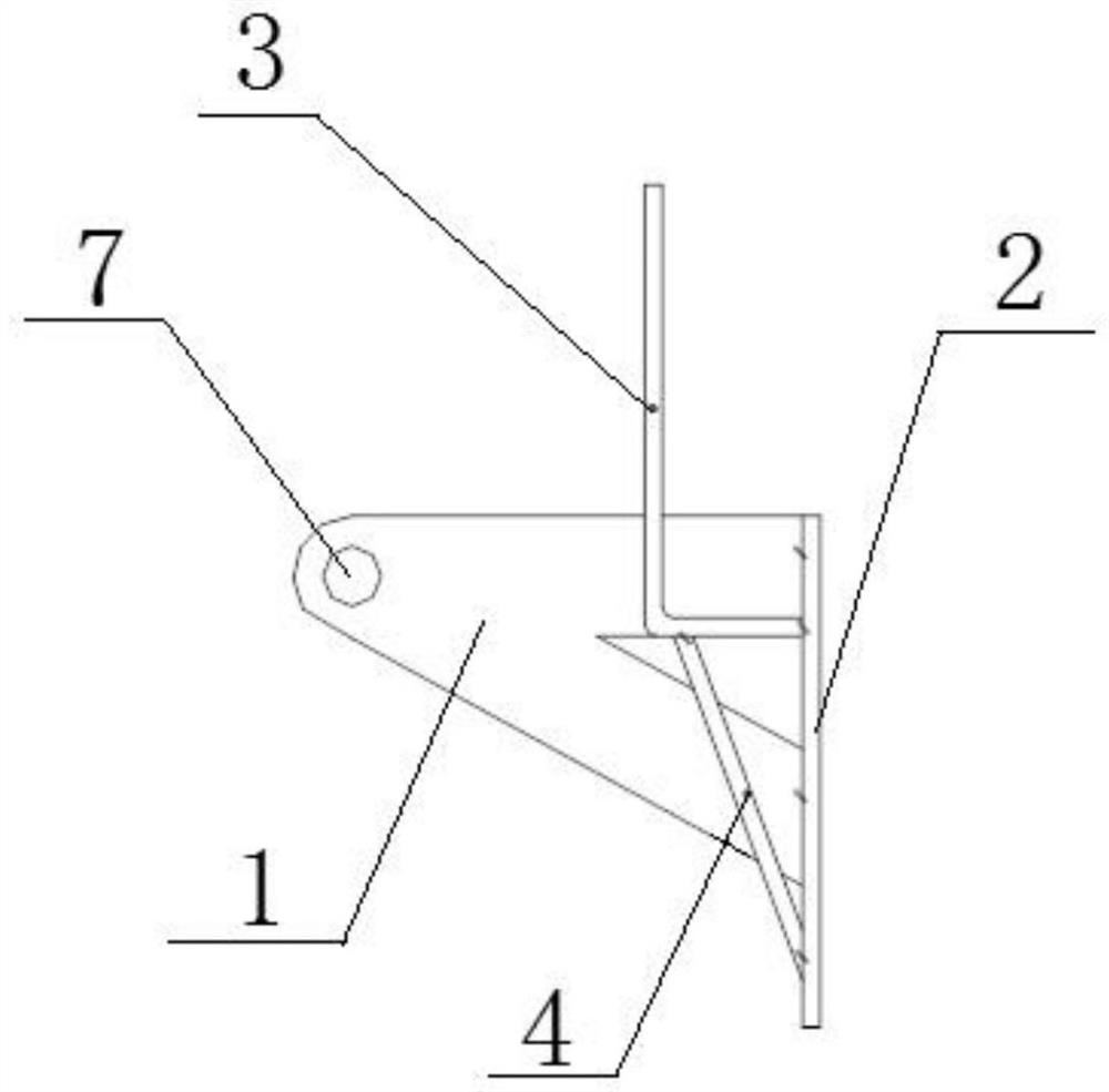 Support for fixing electric socket