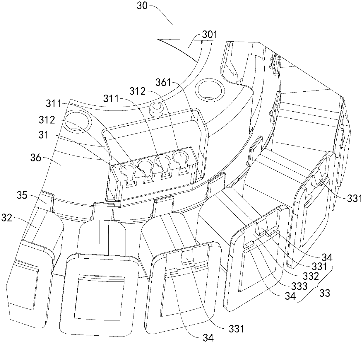 Outer rotor motor and clothes treatment device with same