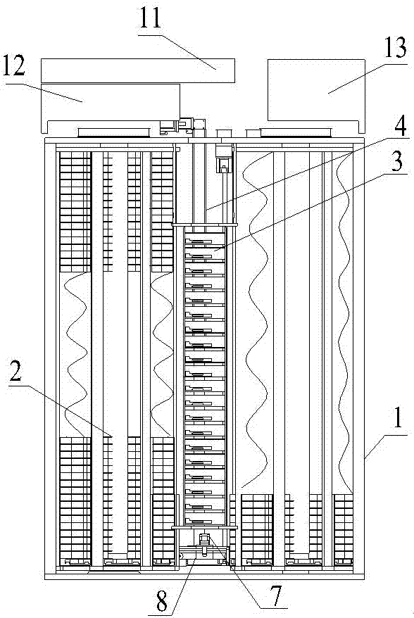 Disk cartridge withdrawing pluggable optical storage data center control system