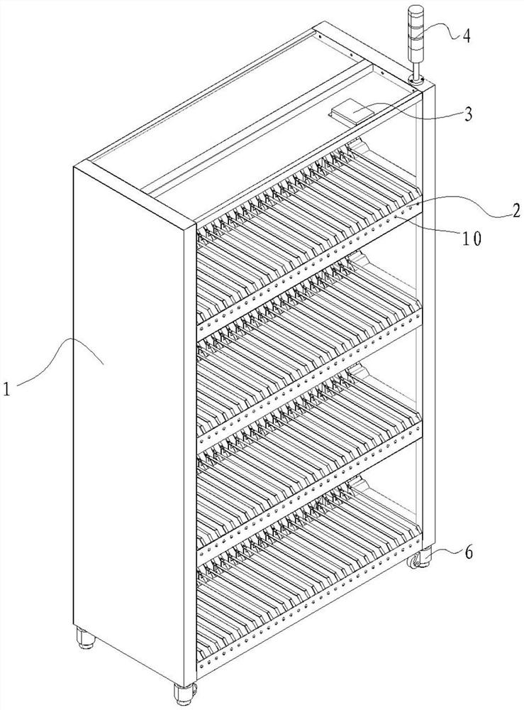 Intelligent steel net rack and control method thereof