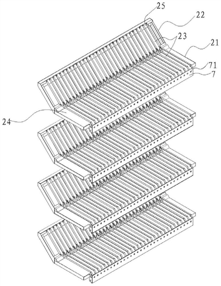 Intelligent steel net rack and control method thereof