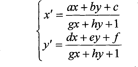 Book lookup method based on perspective transformation for video point reading machine