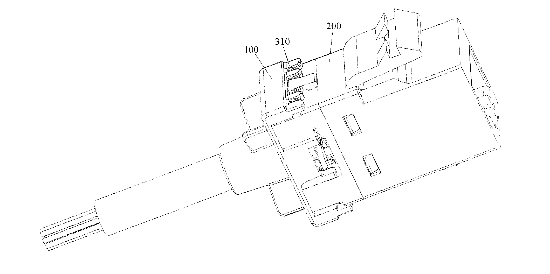 Communication cable termination assembly, tool and method for assembling the same