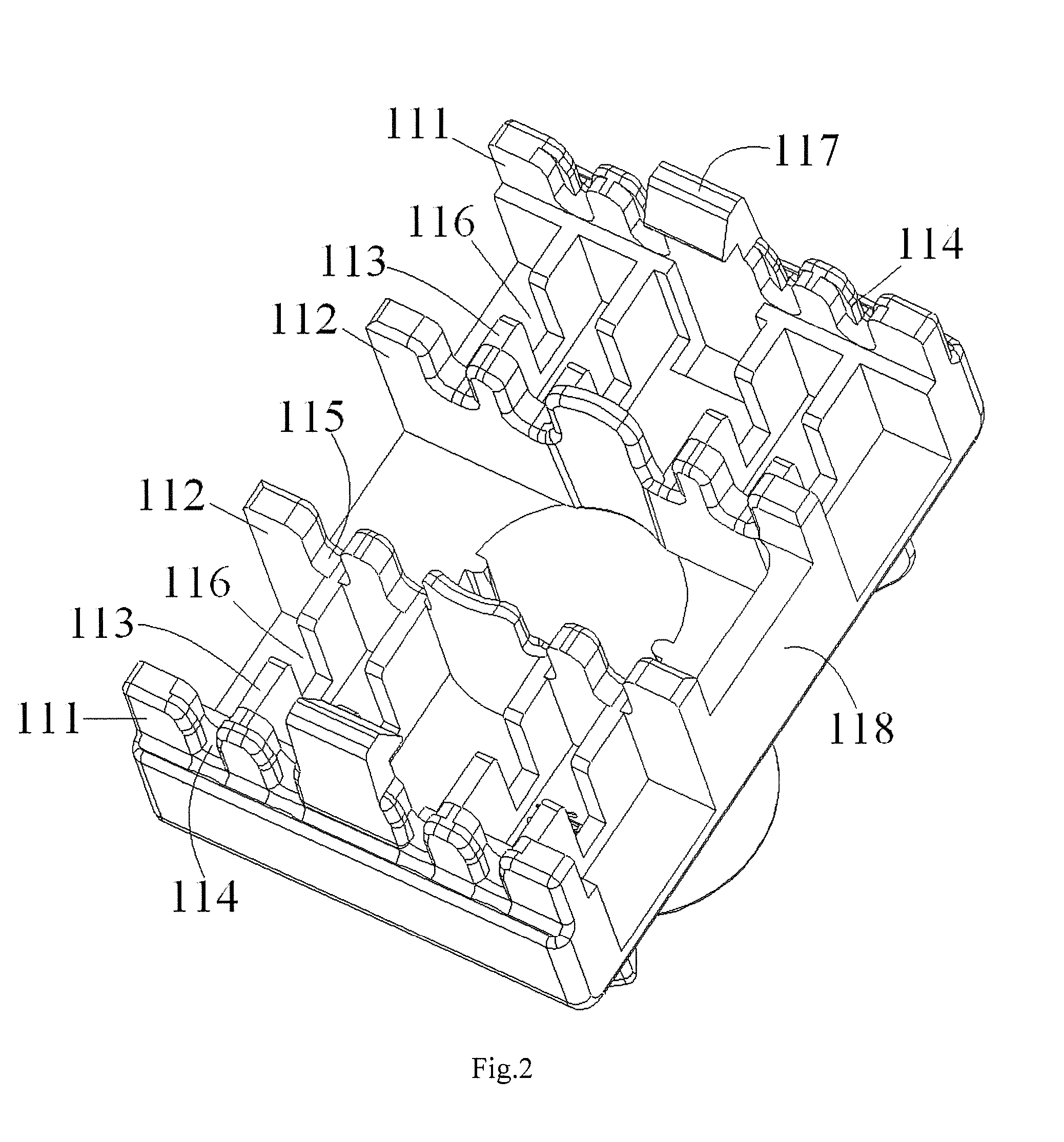 Communication cable termination assembly, tool and method for assembling the same