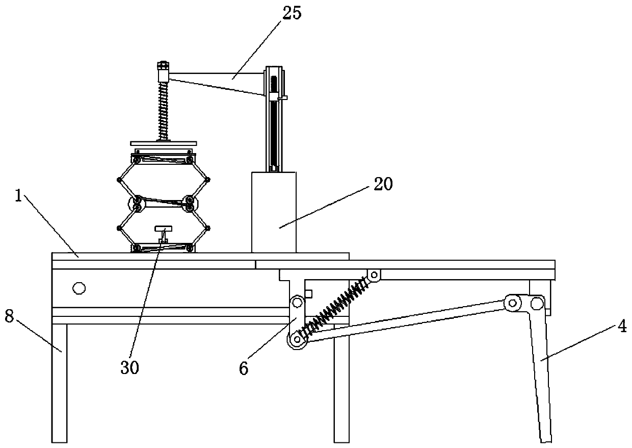 Computer memory assembling workbench device facilitating operation