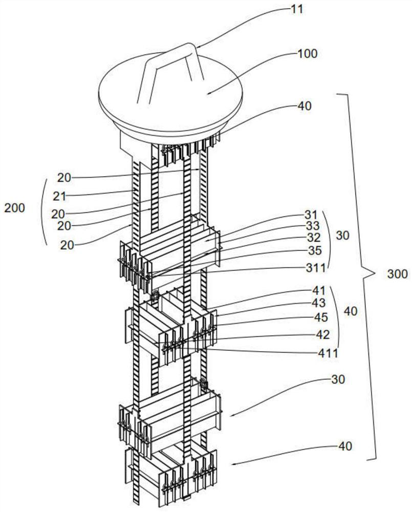 Lofting device of rocking furnace