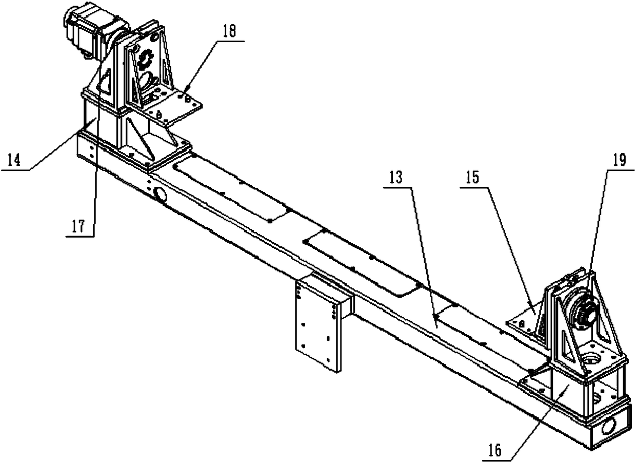 Robot laser cutting device of automobile body sheet metal part