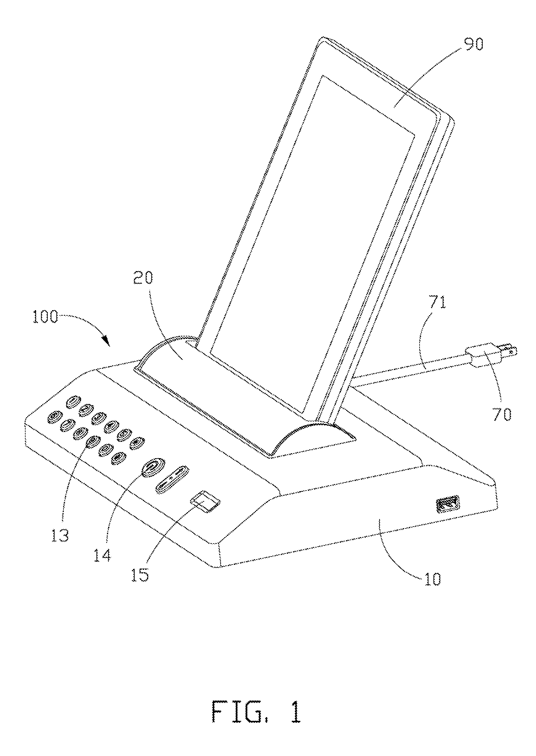 Charging assembly for electronic device