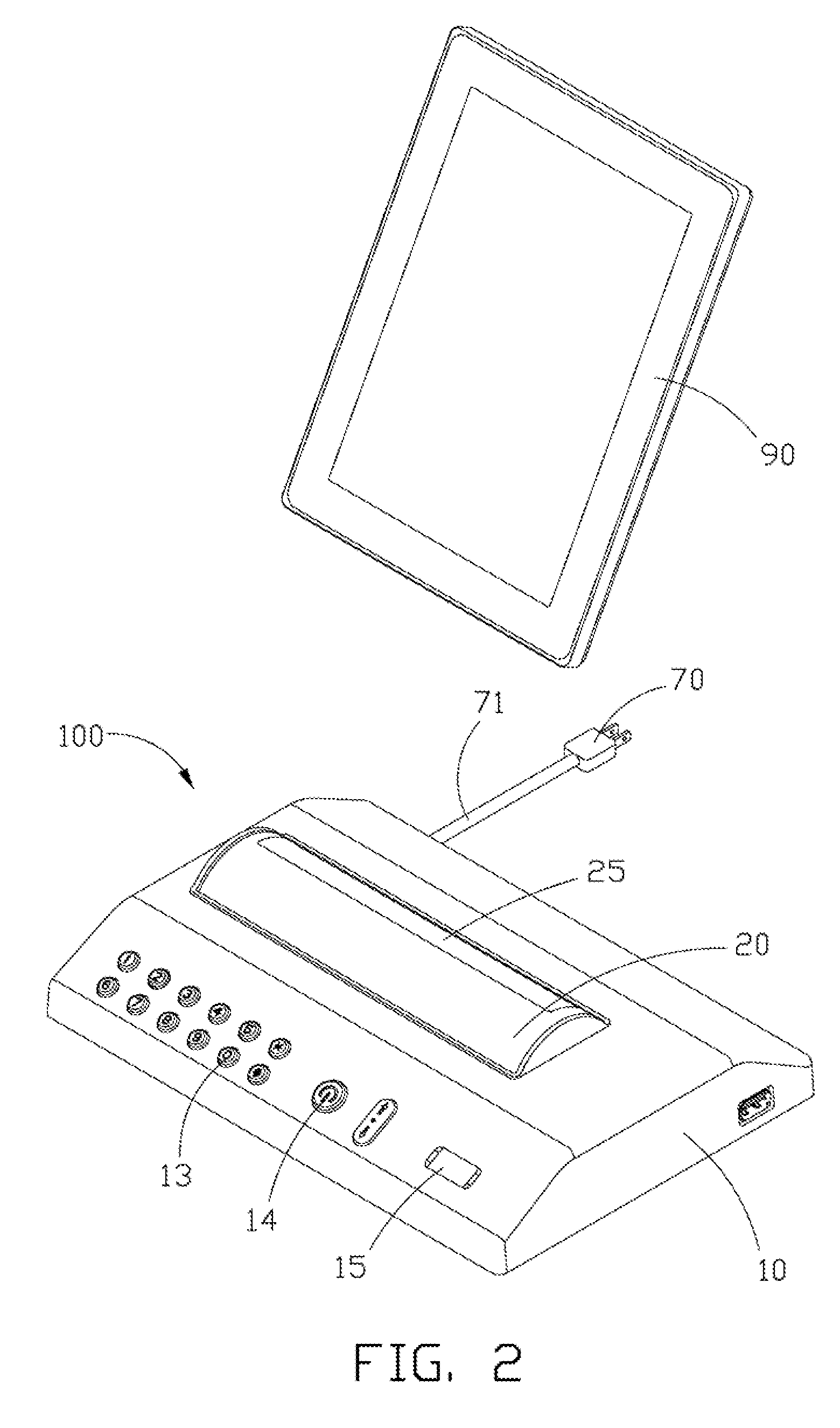 Charging assembly for electronic device