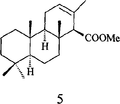 Method for preparing anomalous methyl ent-isocopalate