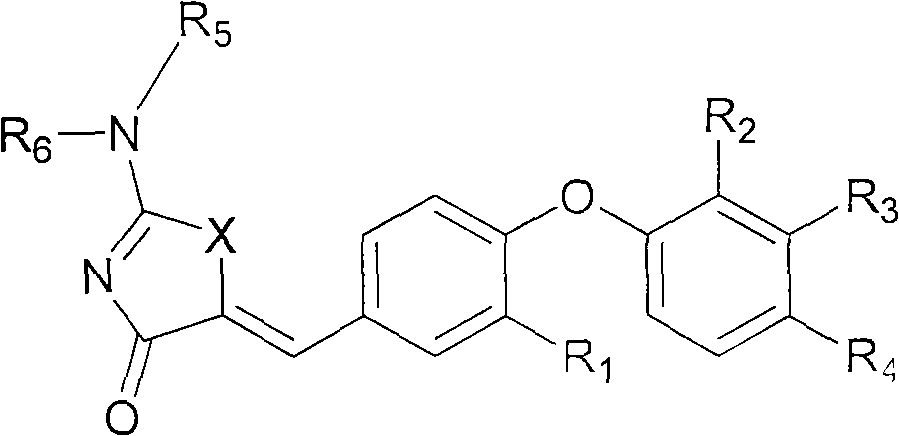 Substituted phenoxy aminothiazolones as estrogen related receptor-alpha modulators