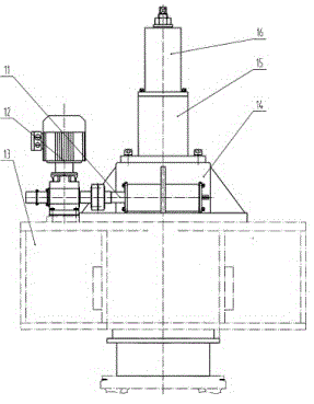 Rotating hub type under-pressure balancing device of straightener