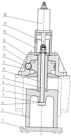 Rotating hub type under-pressure balancing device of straightener