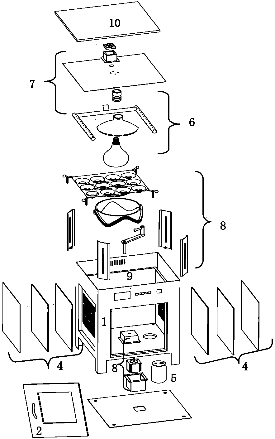 Intelligent bird egg living embryo incubation system