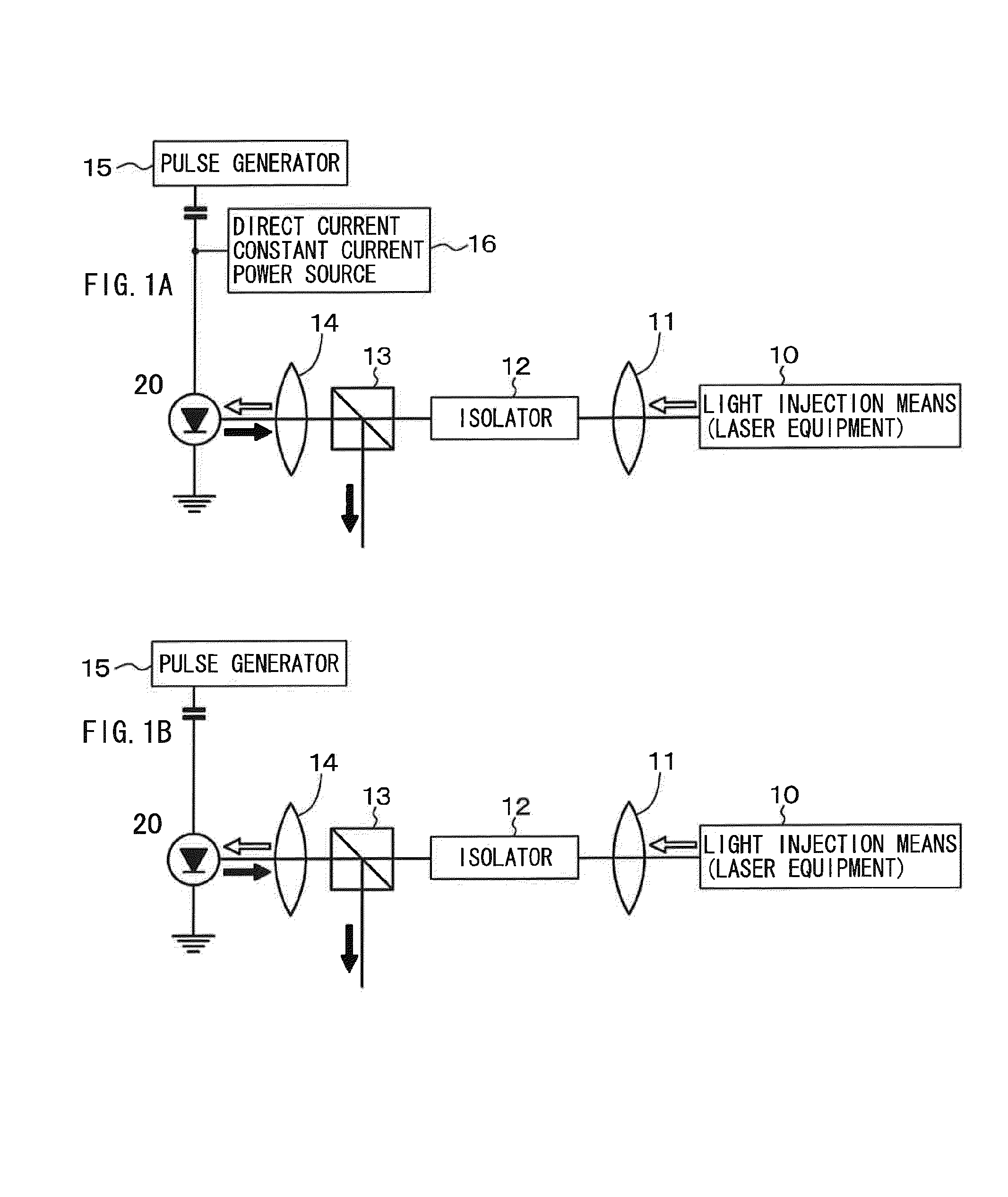 Method of driving laser diode device and laser diode equipment