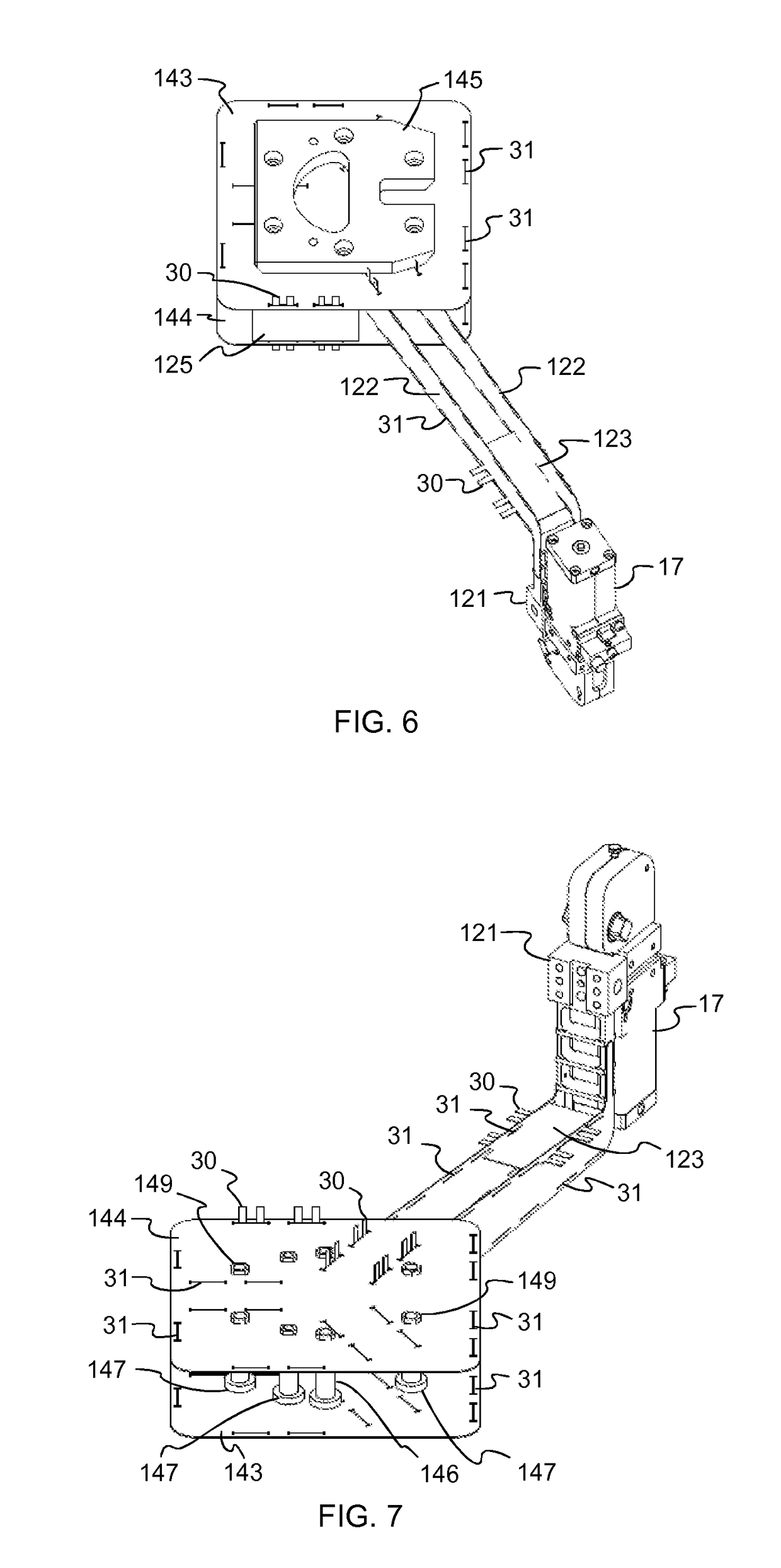 Device for use in the handling of a load and method for producing such a device