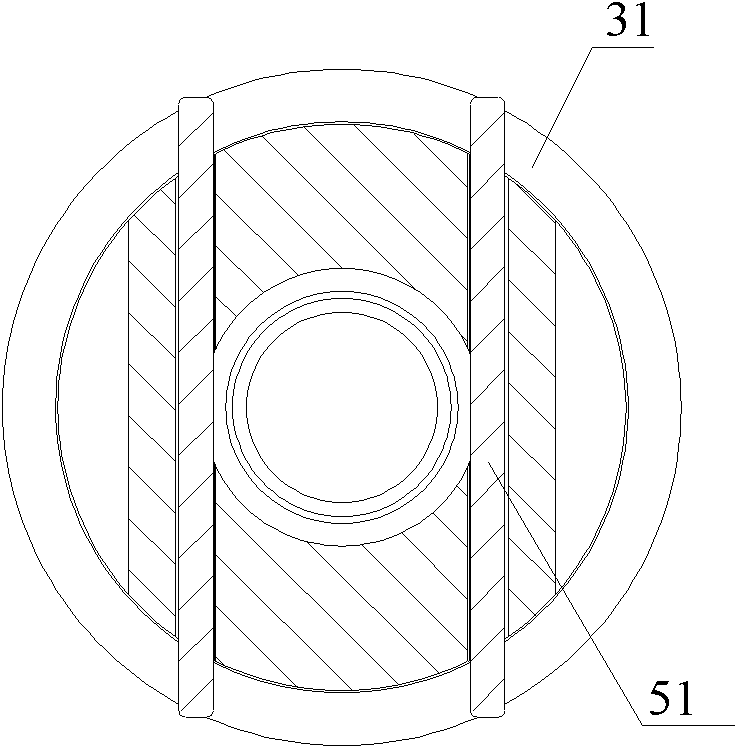 Gas terminal and connecting device thereof