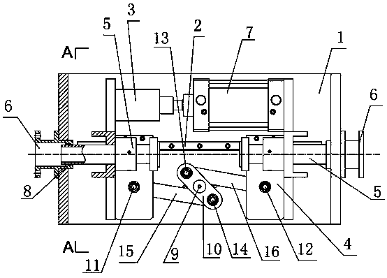 Synchronous clamping water passing device and working method thereof