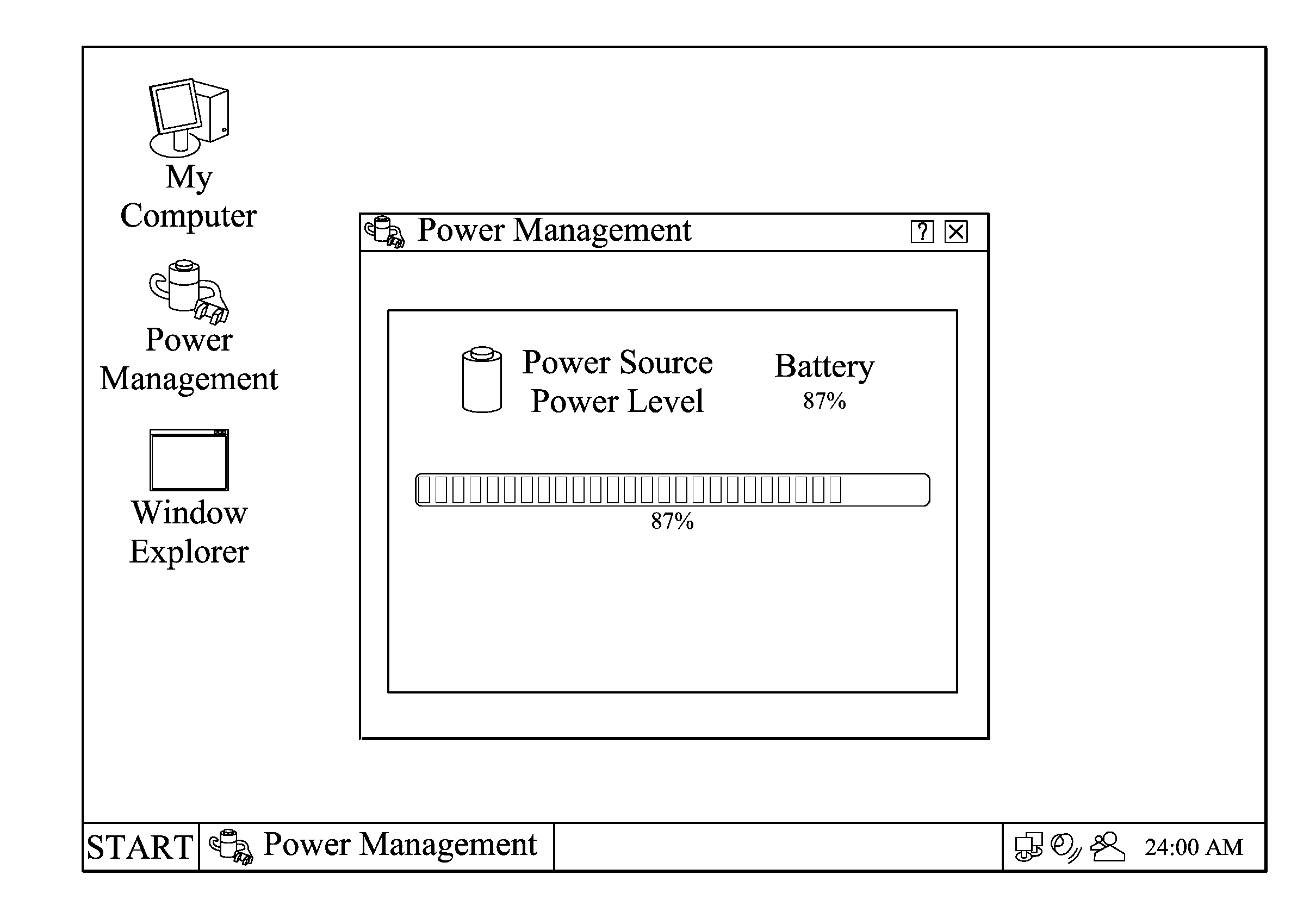 Method for power management for computer system