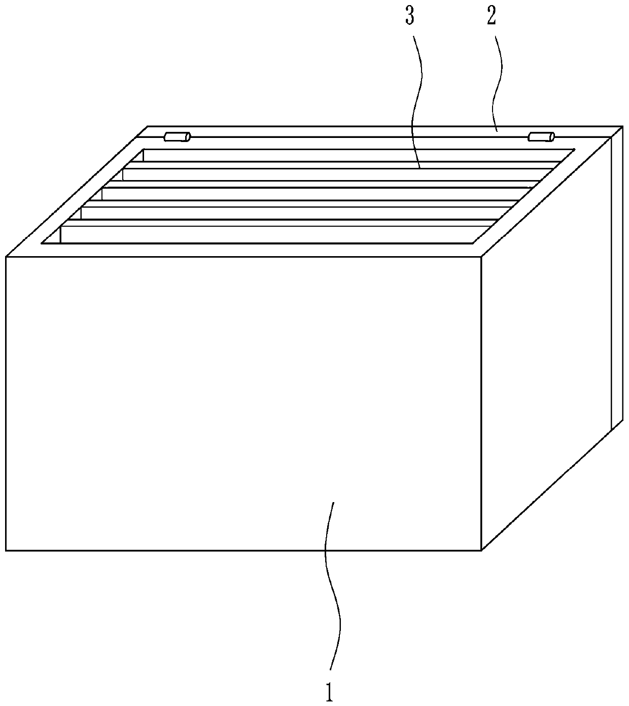 A transport box for led fluorescent tubes