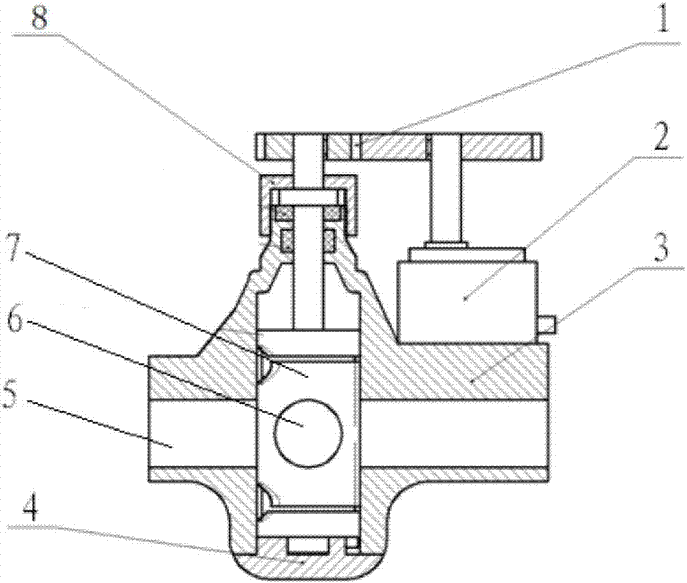 Hydraulic stop valve and application method