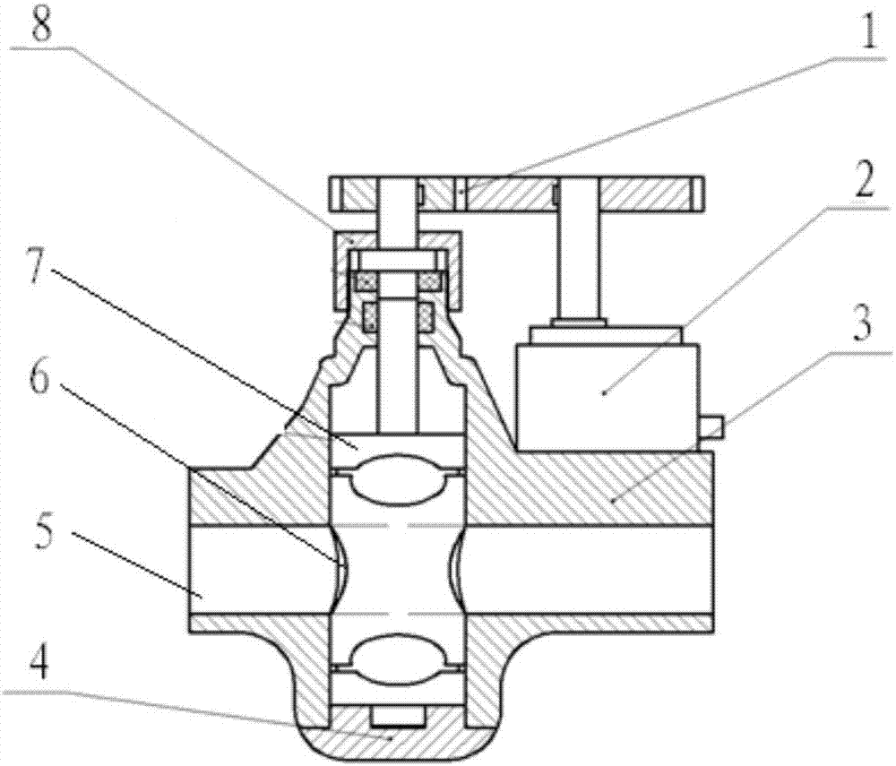 Hydraulic stop valve and application method