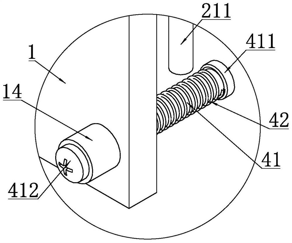 An auxiliary jig capable of simultaneously installing multiple interface cables