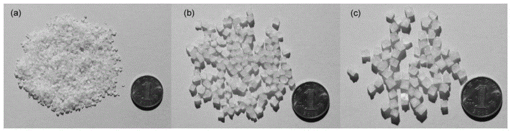 A kind of artificial rock core with multiple pore structure and its preparation method