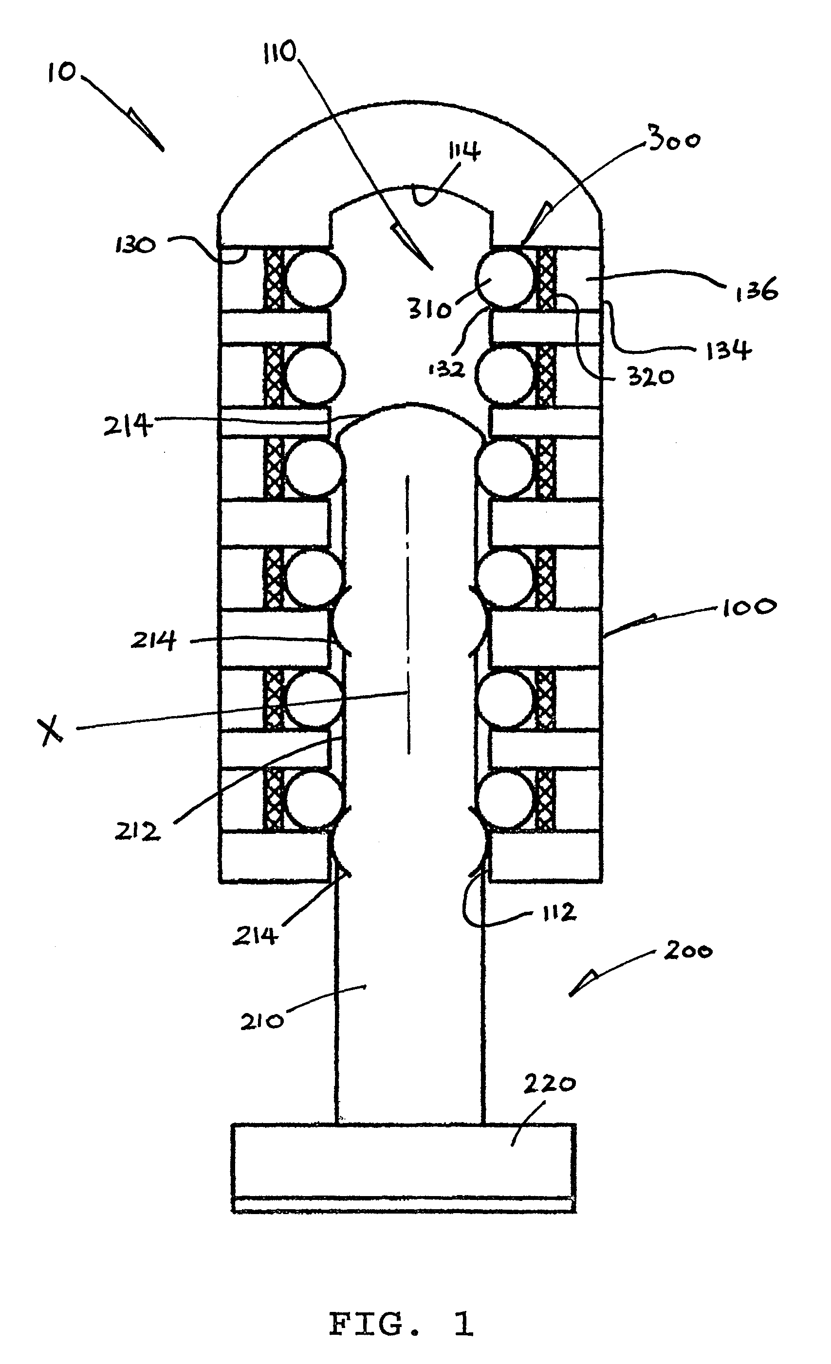 Impact absorber for vehicle