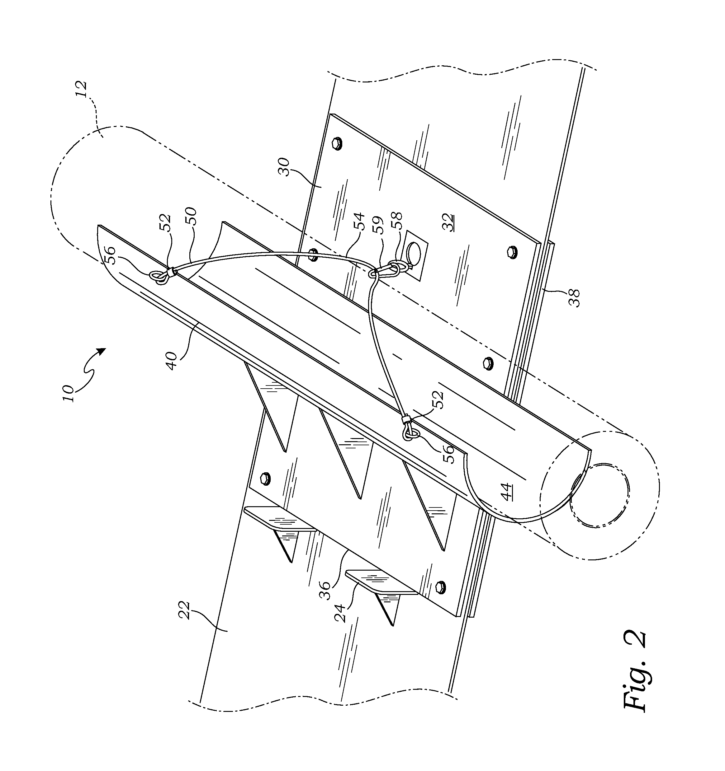 Loader attachment for use with a mobile conveyor system