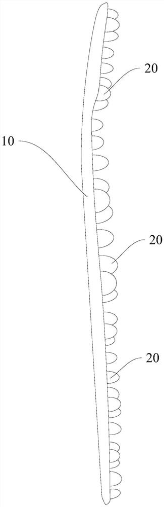 Bending-resistant damping structure and insole