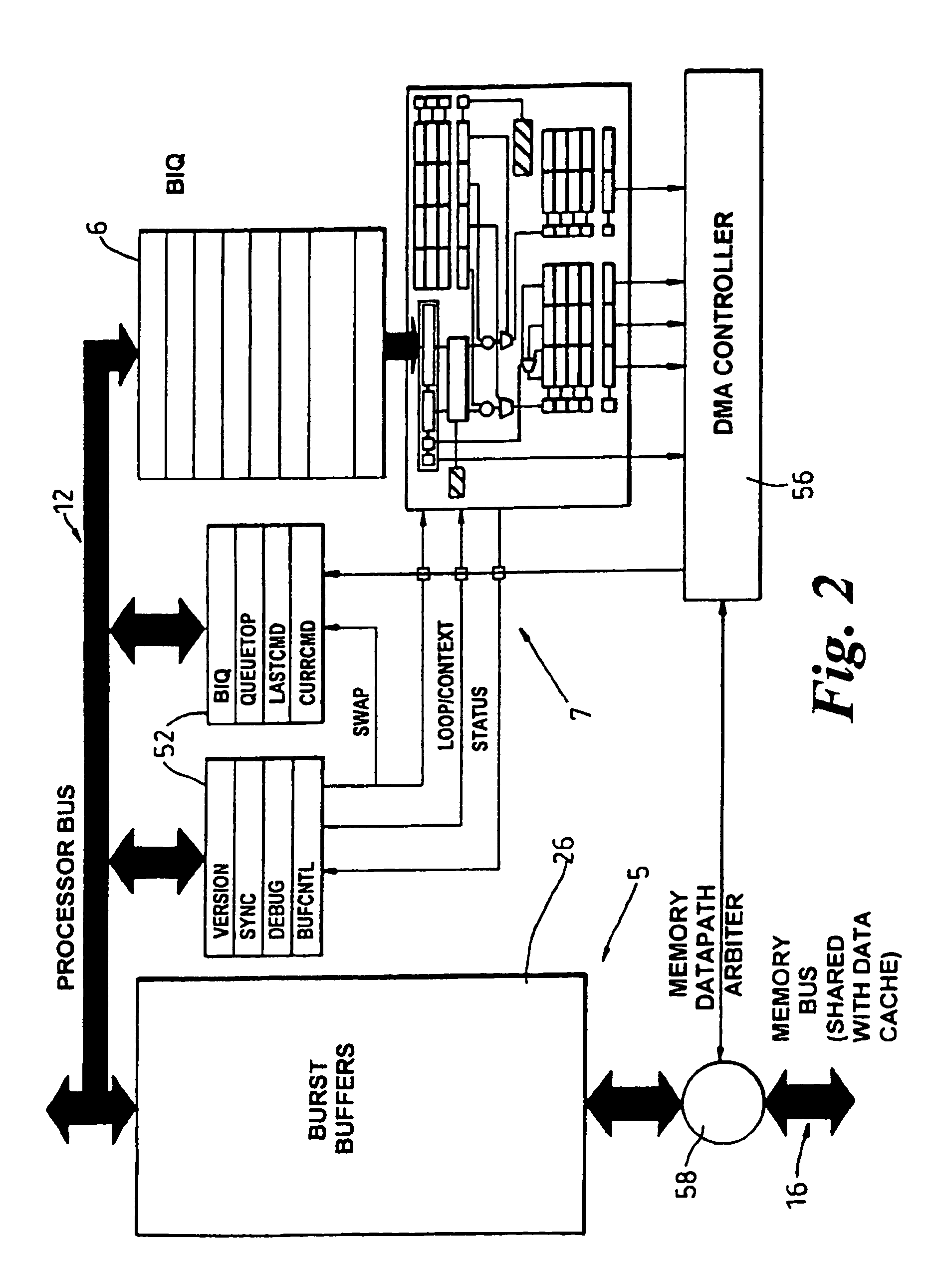 Computer architecture containing processor and decoupled coprocessor